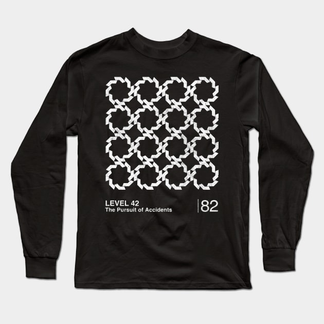 Level 42 / Minimalist Graphic Artwork Design Long Sleeve T-Shirt by saudade